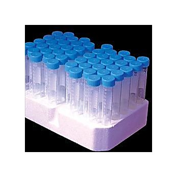 labForce Centrifuge Tubes, 15ml (17 X 120mm), Molded with Graduations, Polypropylene with screw cap, (Sterile) 25/Bag 500/Qty