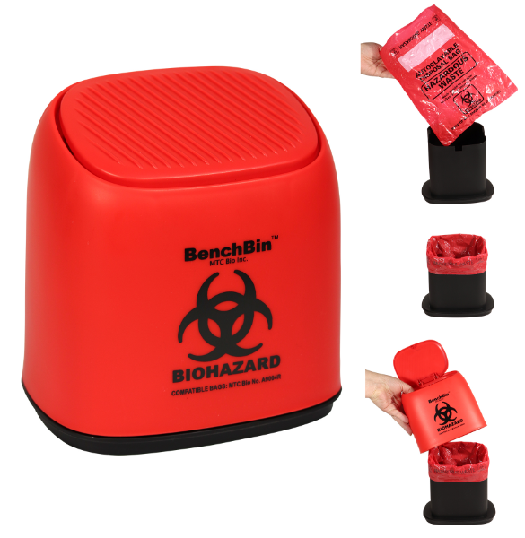 BenchBin™ Benchtop Biohazard Bin
