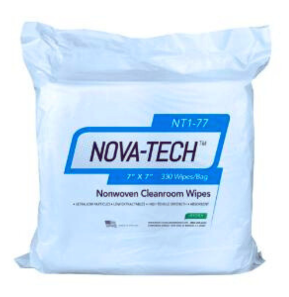 NOVA-TECH Lint Free Nonwoven Cleanroom Wipes