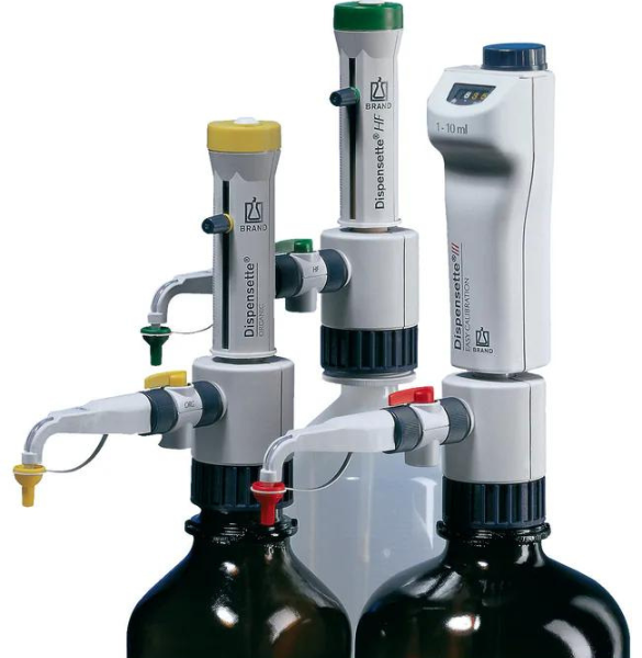 Dispensette III Bottletop Dispensers with Safety Prime Valve