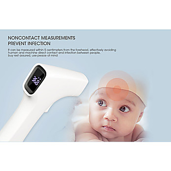 Infrared Forehead Thermometer, Non-Touch