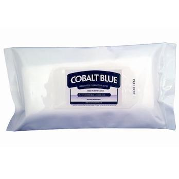 Cobalt Blue Sterile Poly-Cellulose Wipes, ISO Class 5