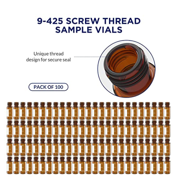 Sample Vial 2mL, 9-425 screw top