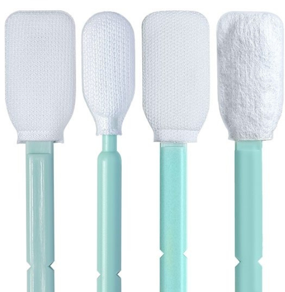 Low TOC Alpha® Polyester Knit TX714K Large Cleaning Validation Cleanroom Swab, Non-Sterile
