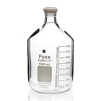 PUREGRIP™ Reusable Round Glass Media Storage Bottles