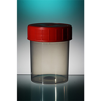 Straight Containers with Red Polyethylene Caps